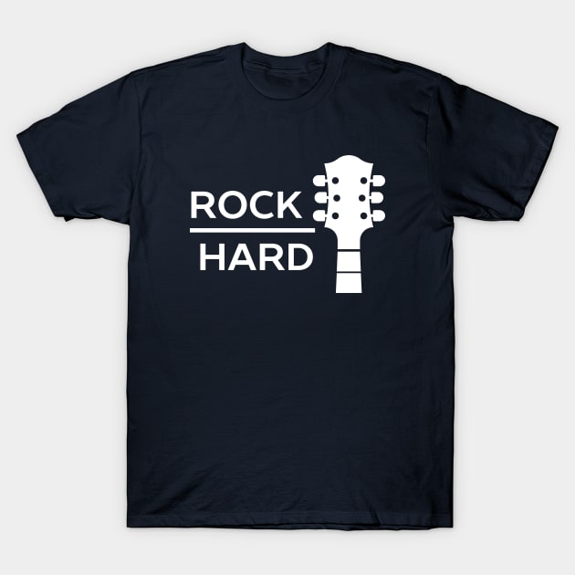 Bold Guitar Rock Musician T-Shirt by happinessinatee